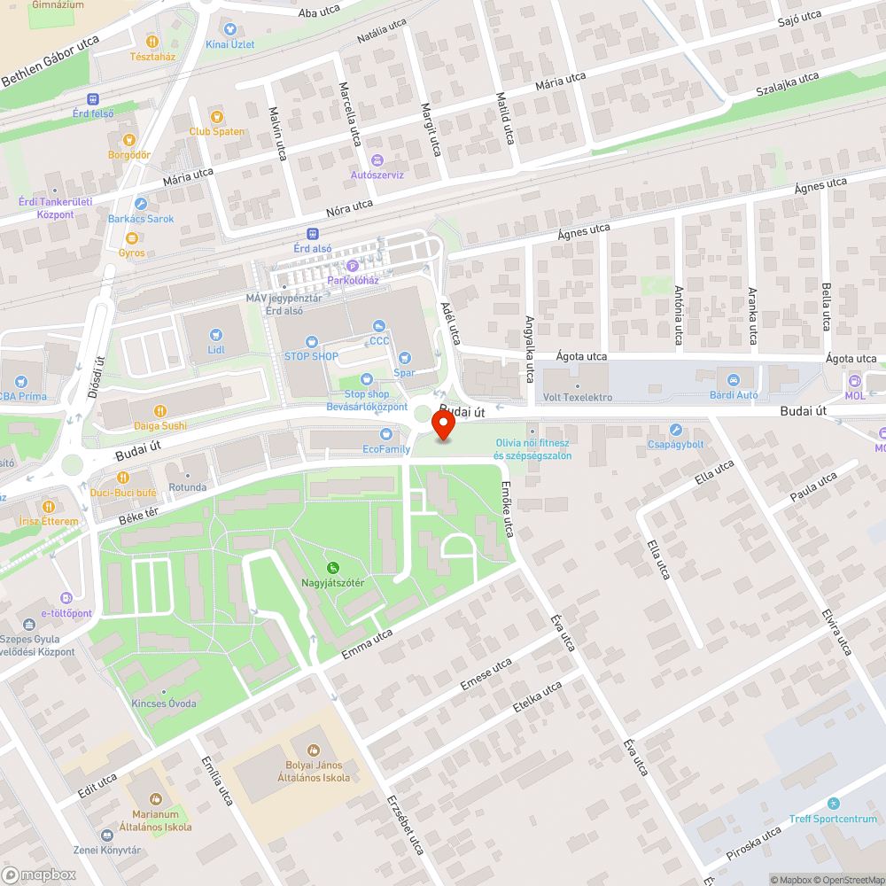 Elhagyott jármű bejelentés helye