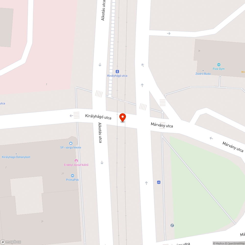 Pocsék állapotú átjáró bejelentés helye