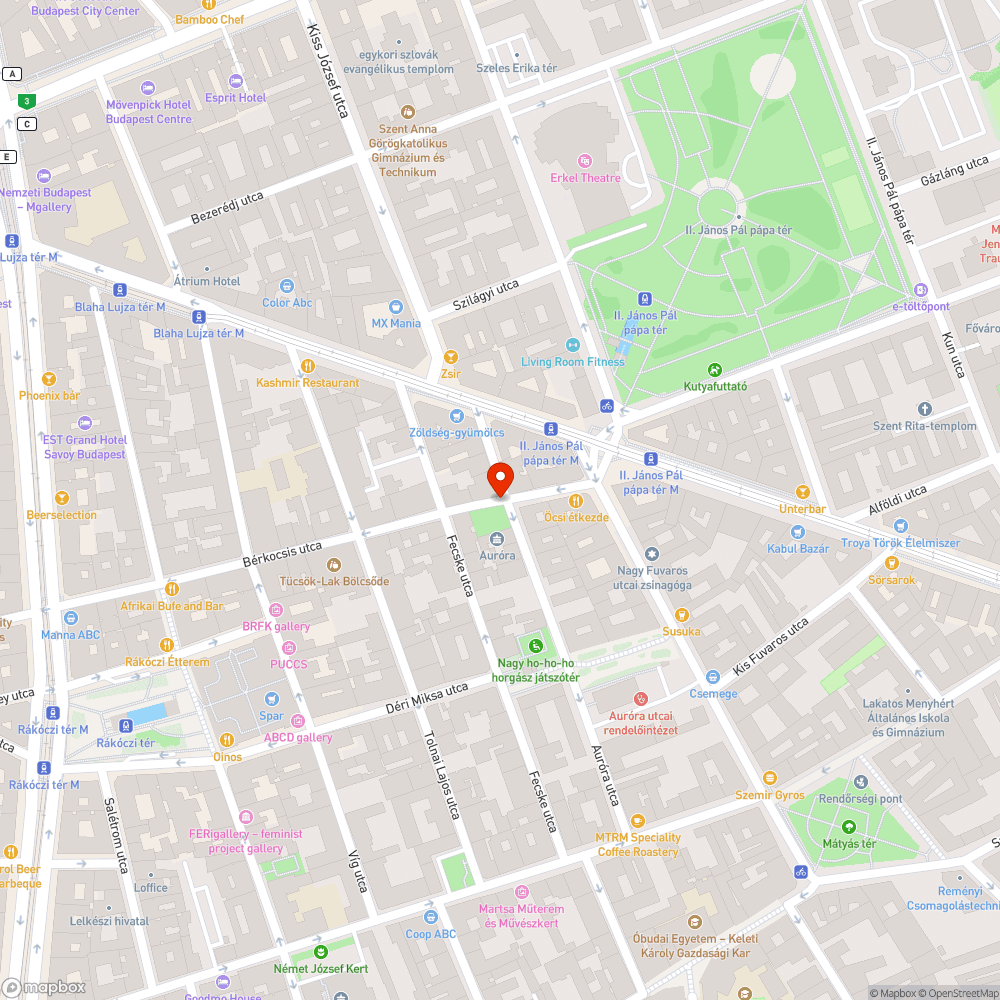 Rongált utcanévtábla bejelentés helye