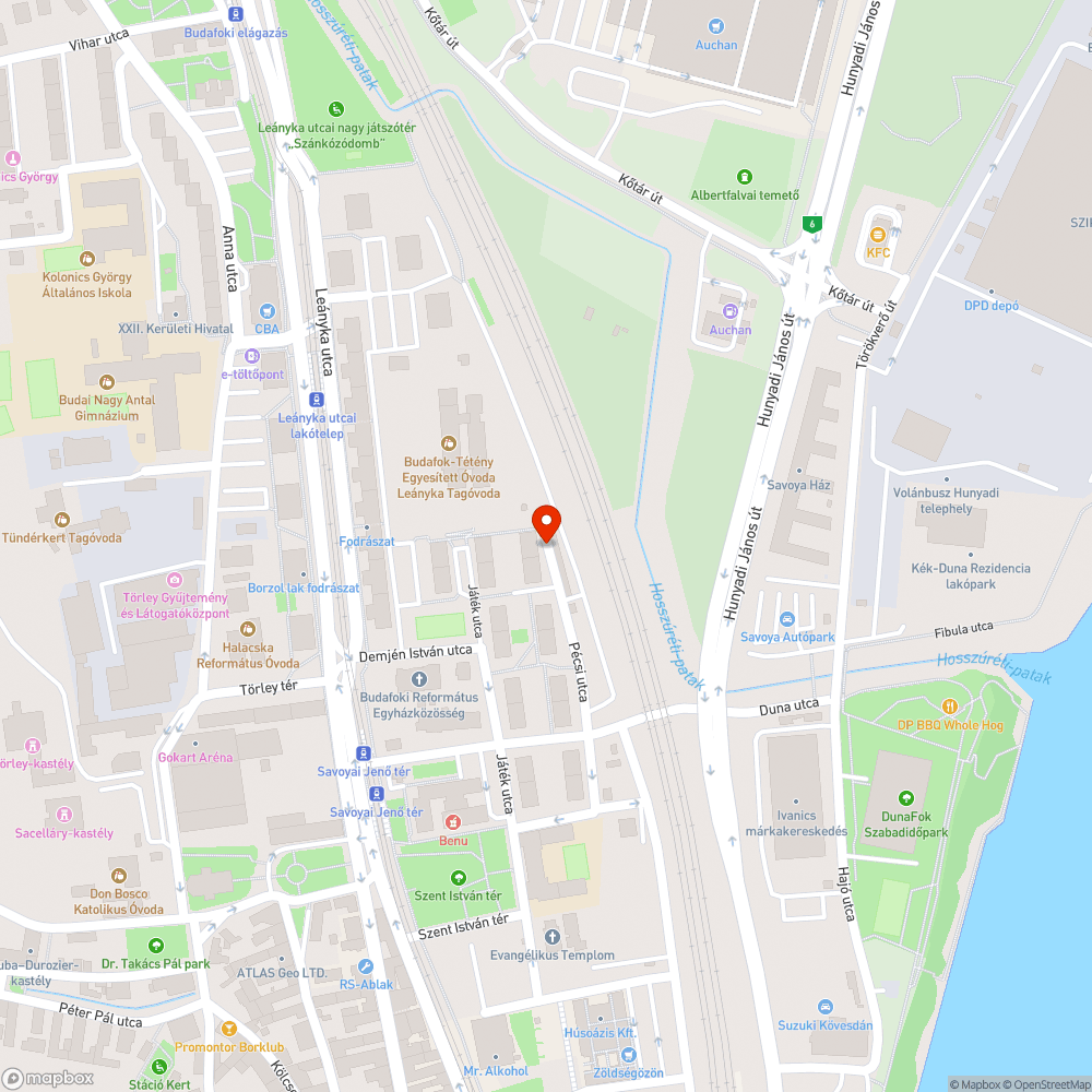 Radiátor bejelentés helye