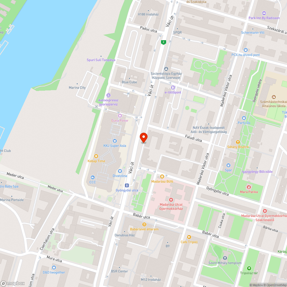 Graffitis parkolóautomata bejelentés helye