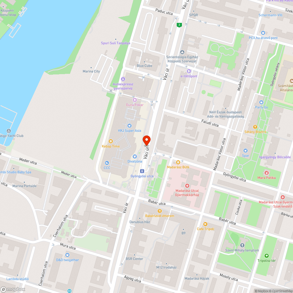 Koszos telefonfülke bejelentés helye