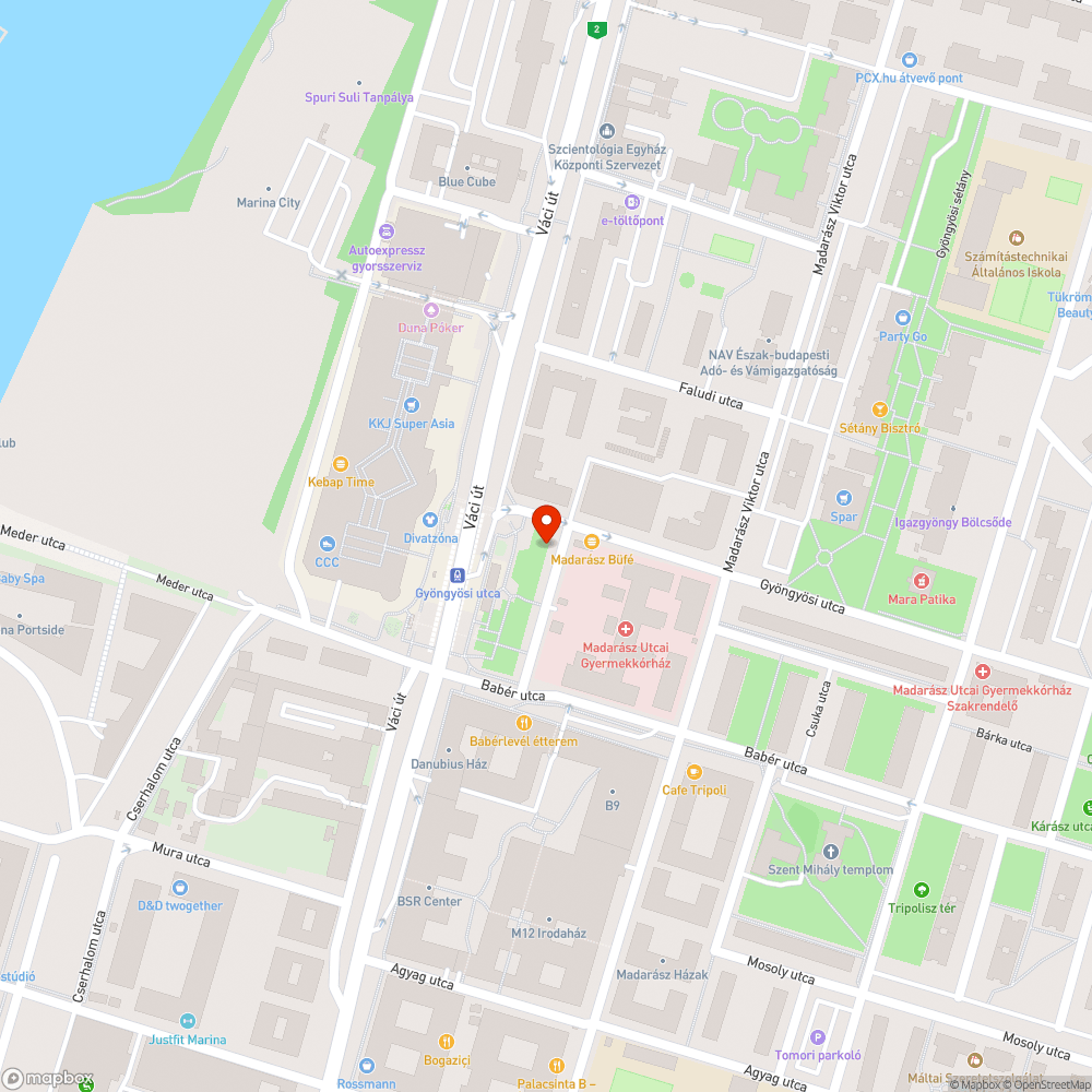 Megrogyott szemetes bejelentés helye