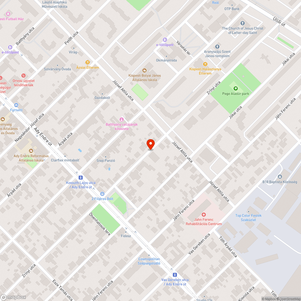 A közterületen évek óta balesetveszély: kiálló acélelem bejelentés helye