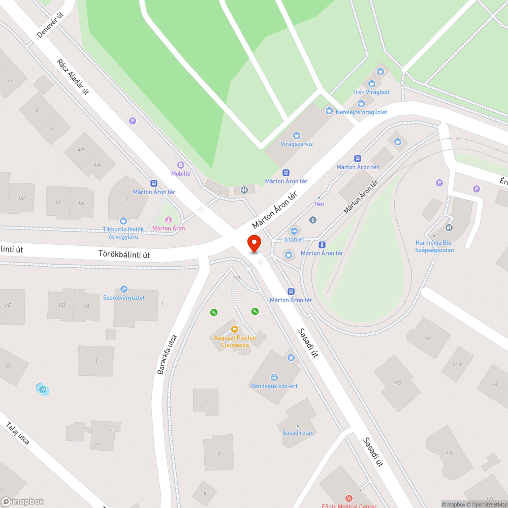 Útburkolati hiba bejelentés helye