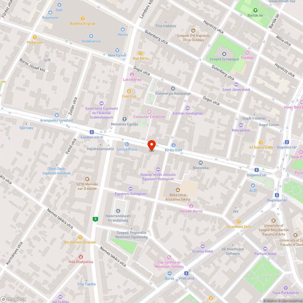 Szabálytalan parkolás bejelentés helye