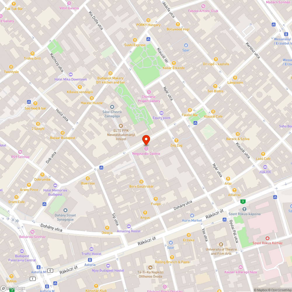 A mozgássérült parkoló bejelentés helye