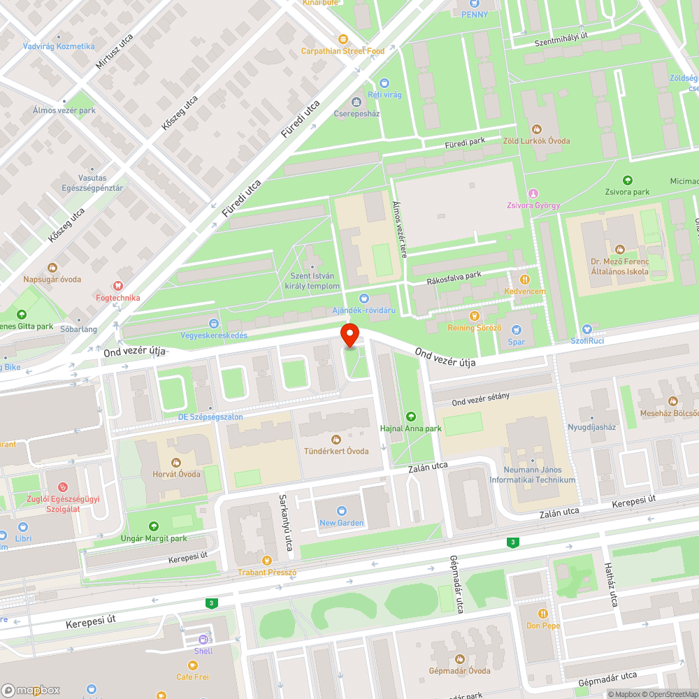 Gerilla tábla az élő fában bejelentés helye