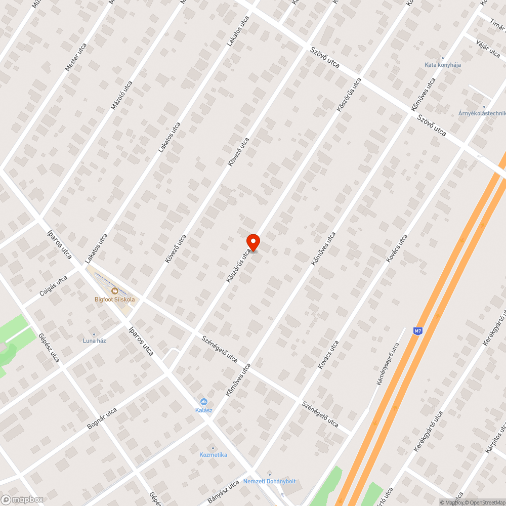 Elhagyott Autó bejelentés helye