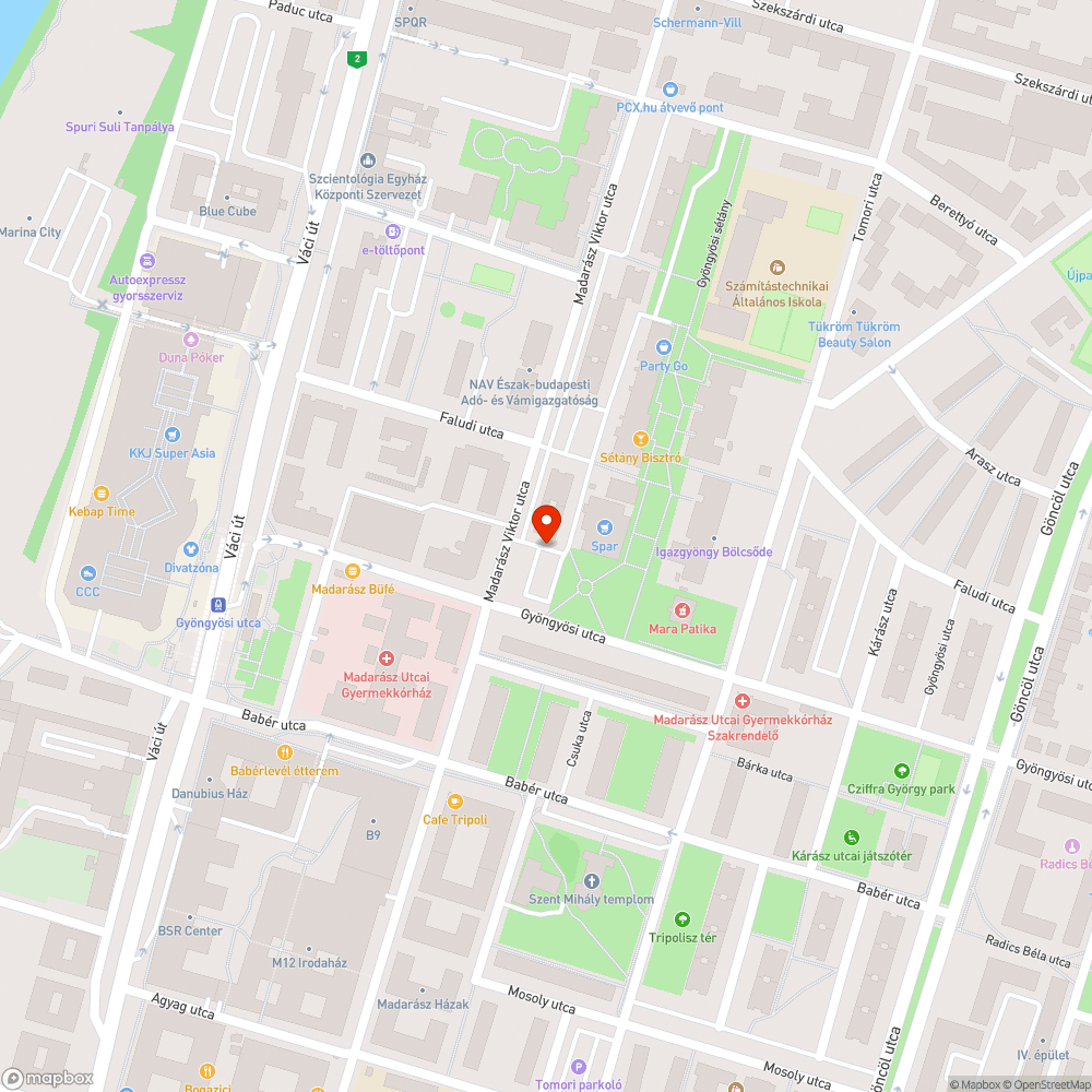 Gyöngyösi - Madarász Viktor firka bejelentés helye