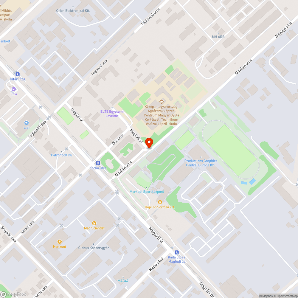 Félig kidöntött gömbtükör bejelentés helye