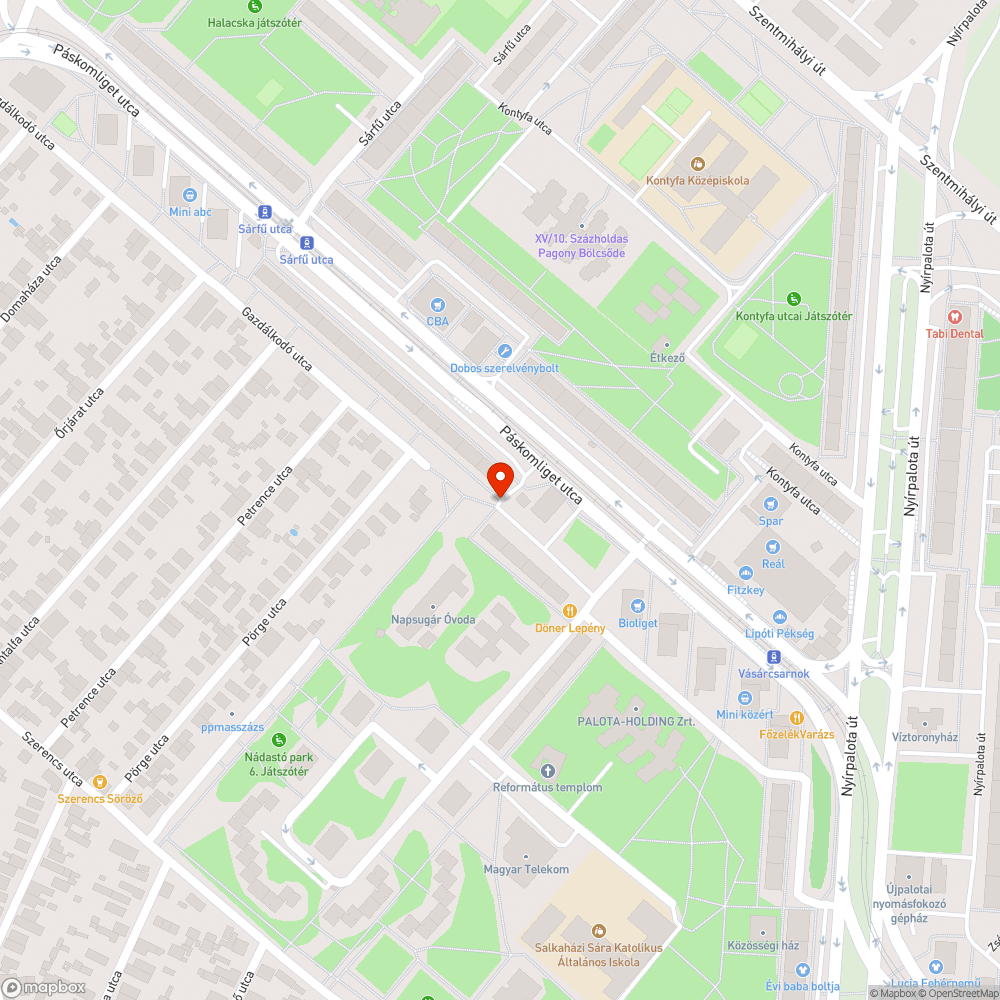 Elhagyott Citroen bejelentés helye