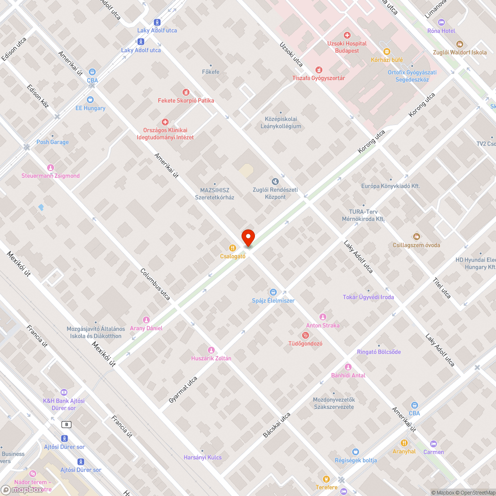 Kidöntött poller bejelentés helye