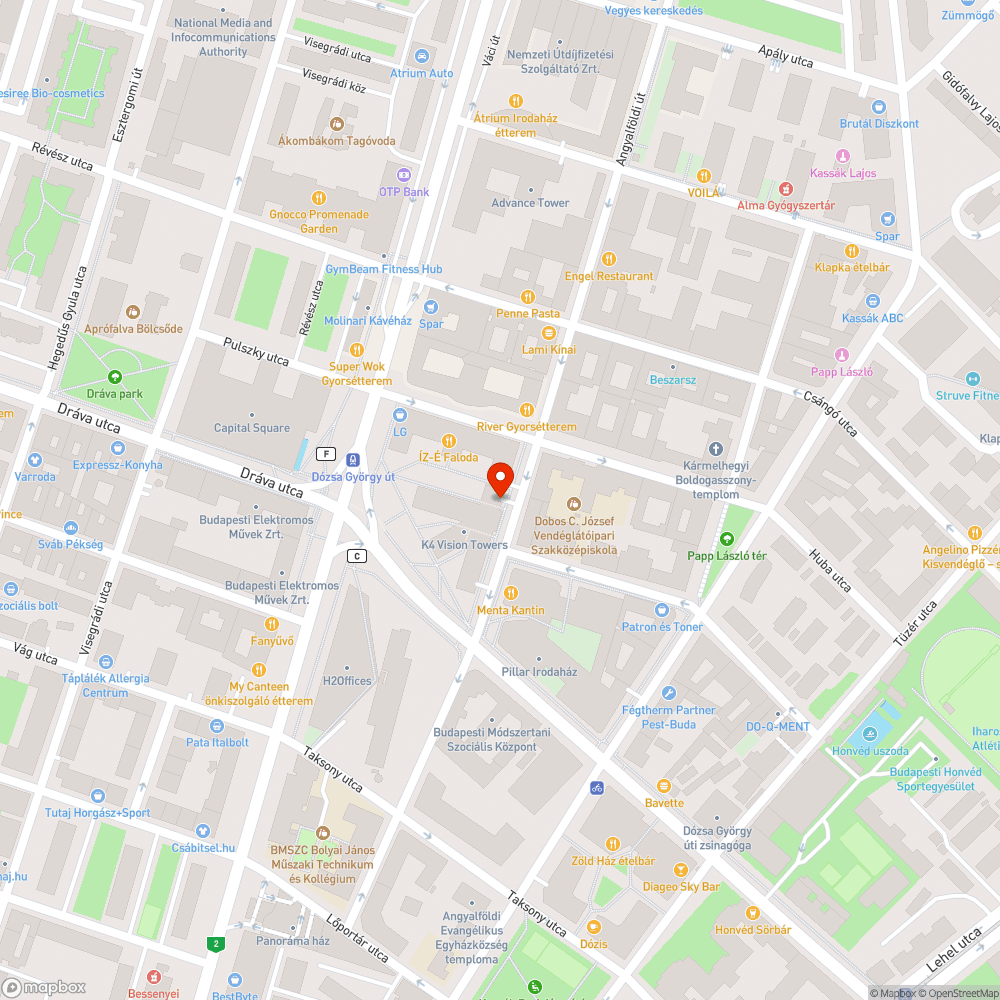 Troli-oktatóútvonal járhatatlanná vált, gallyazás bejelentés helye