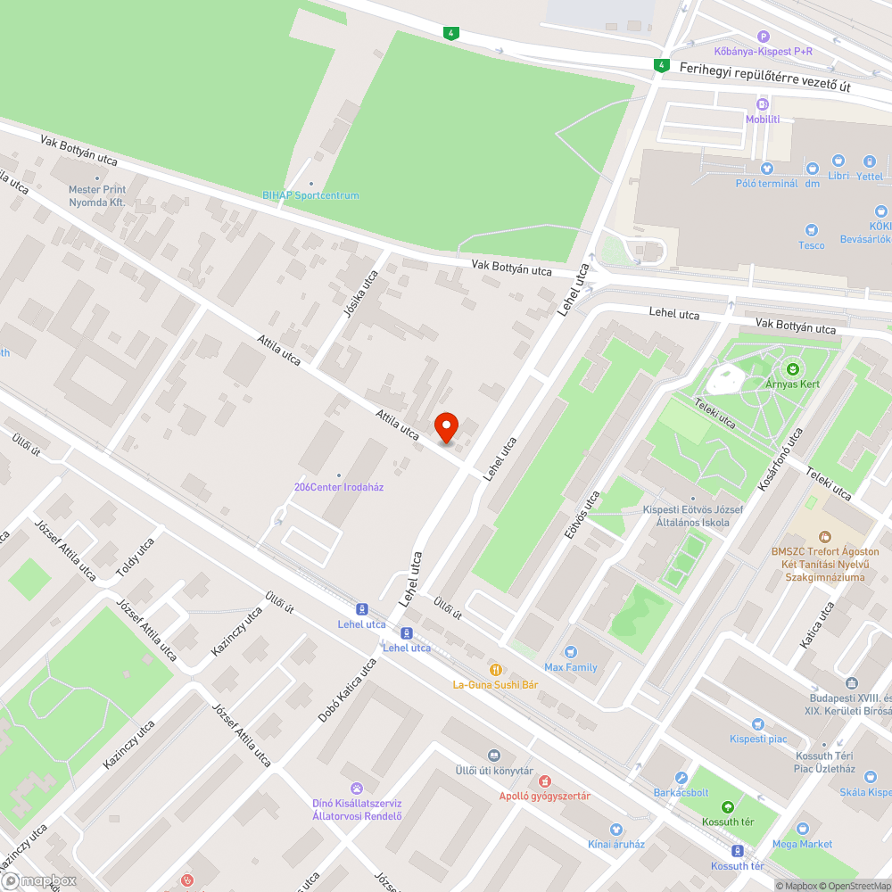 Derékig érő gaz bejelentés helye