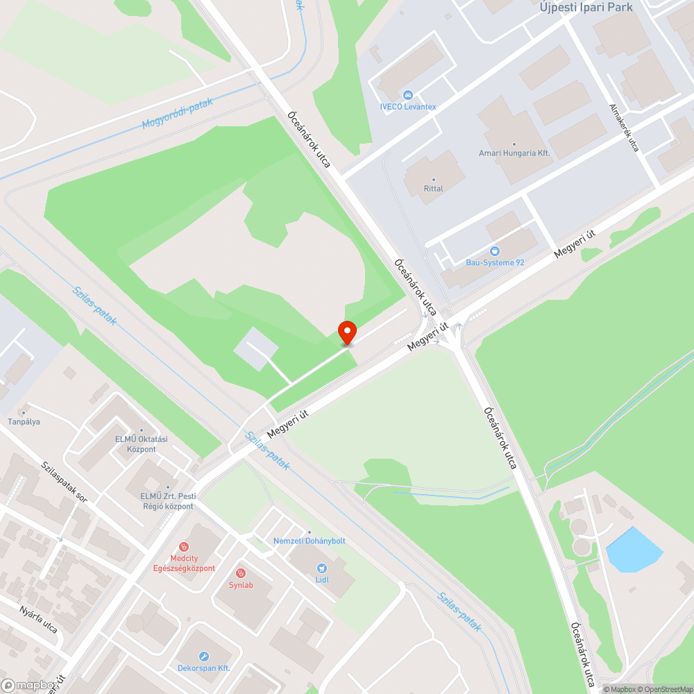 Külső Megyeri út, óriásplakát-tetemek bejelentés helye