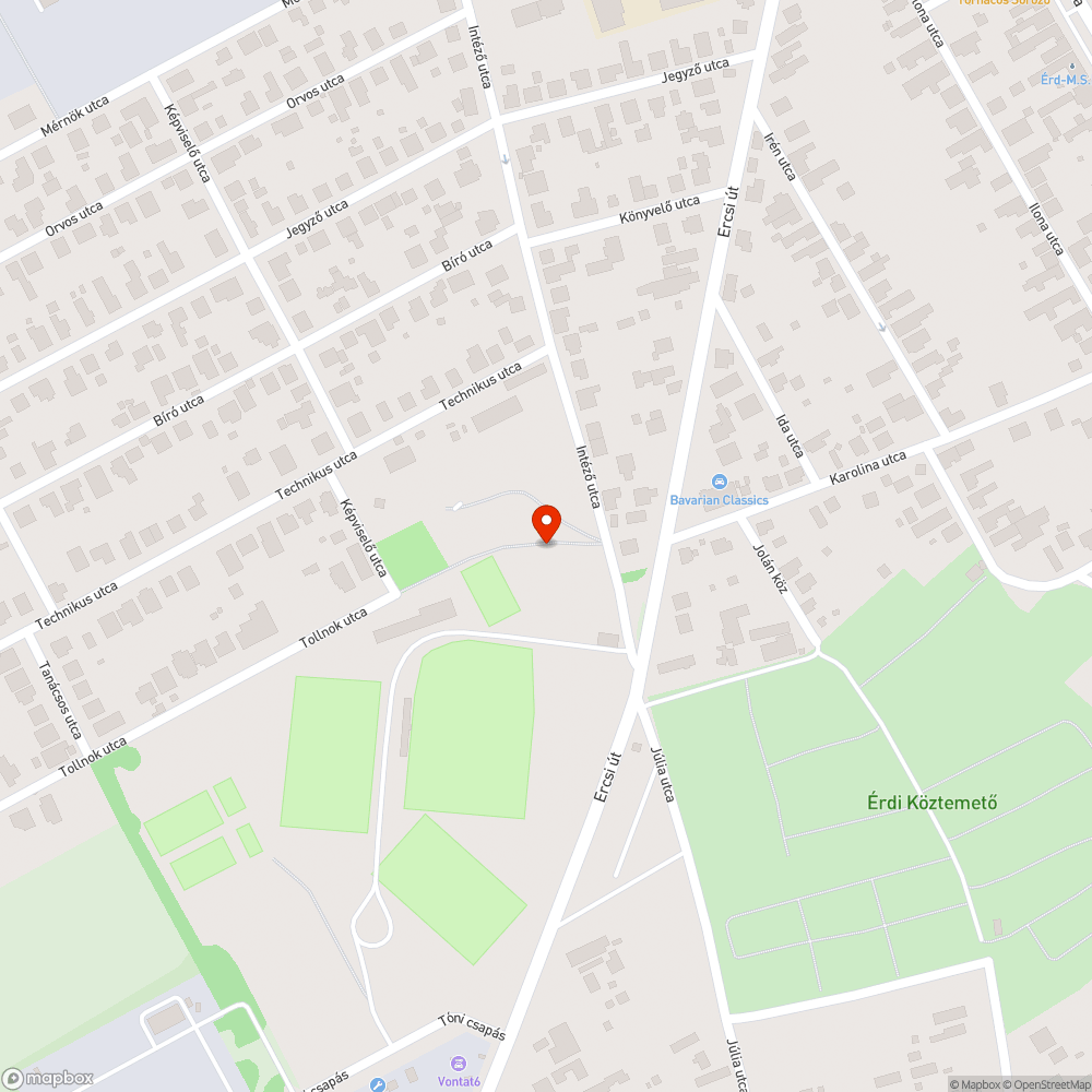 Focipálya mellett parlagfű bejelentés helye