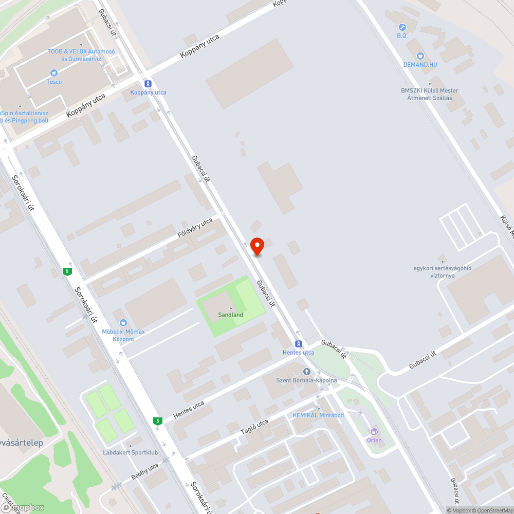 Rozsdás BKV-s szekrények bejelentés helye