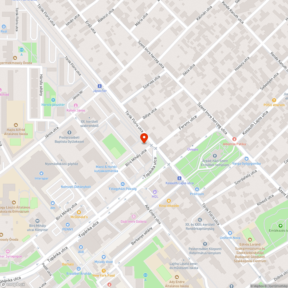 Faápolás bejelentés helye