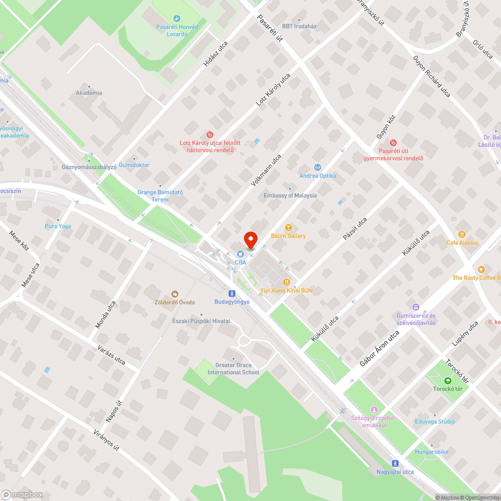 Szokásos szemétprobléma a jelzett területen bejelentés helye