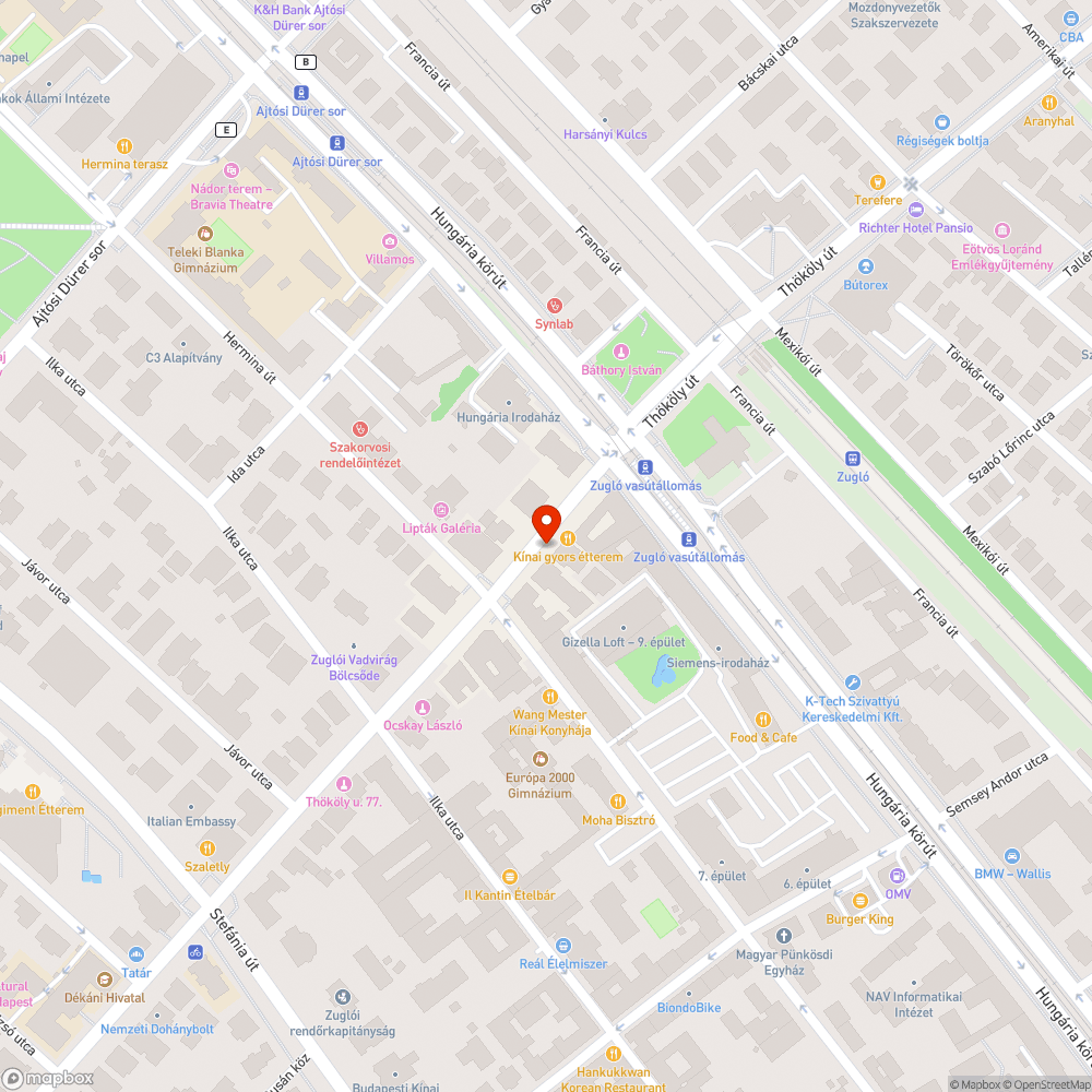 Kiégett kukák, kiömlött szemét az utcán bejelentés helye