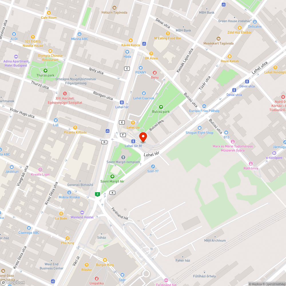 Rongált ütközők bejelentés helye