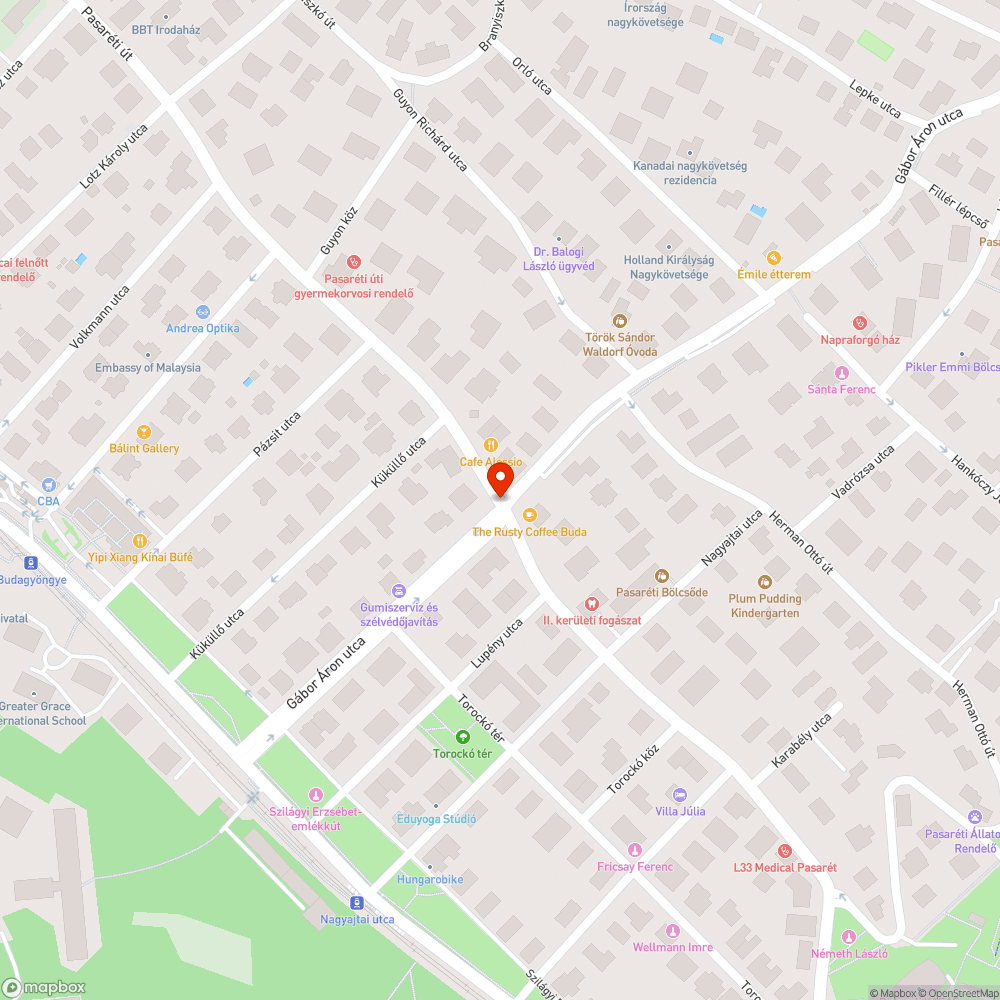 Beszakadásra készülő aszfalt bejelentés helye