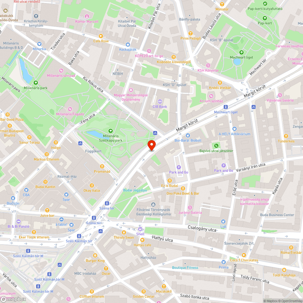 Túlnőtt lomb miatt a lámpa nem látható bejelentés helye