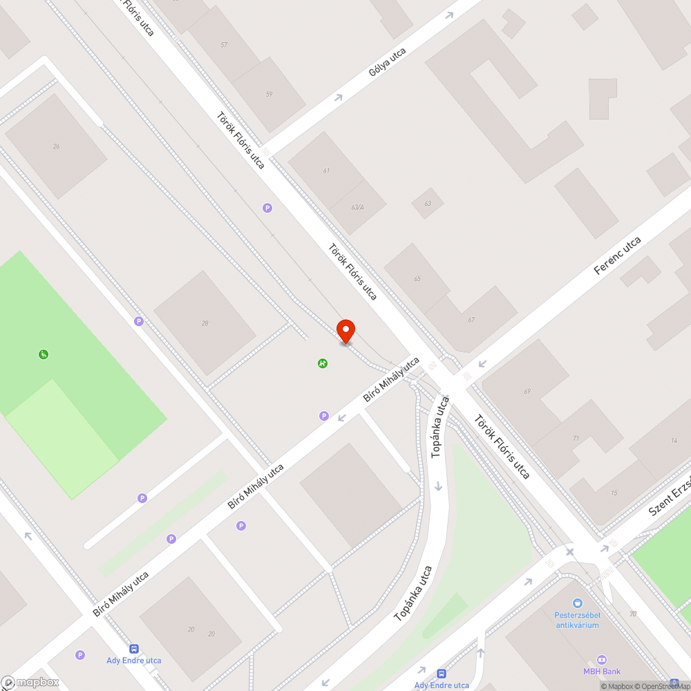 Kiszáradt fa bejelentés helye