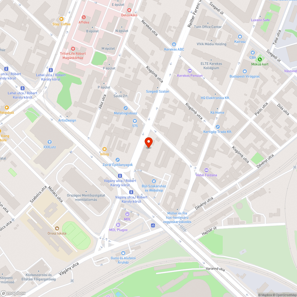 Széhagyott kuka bejelentés helye