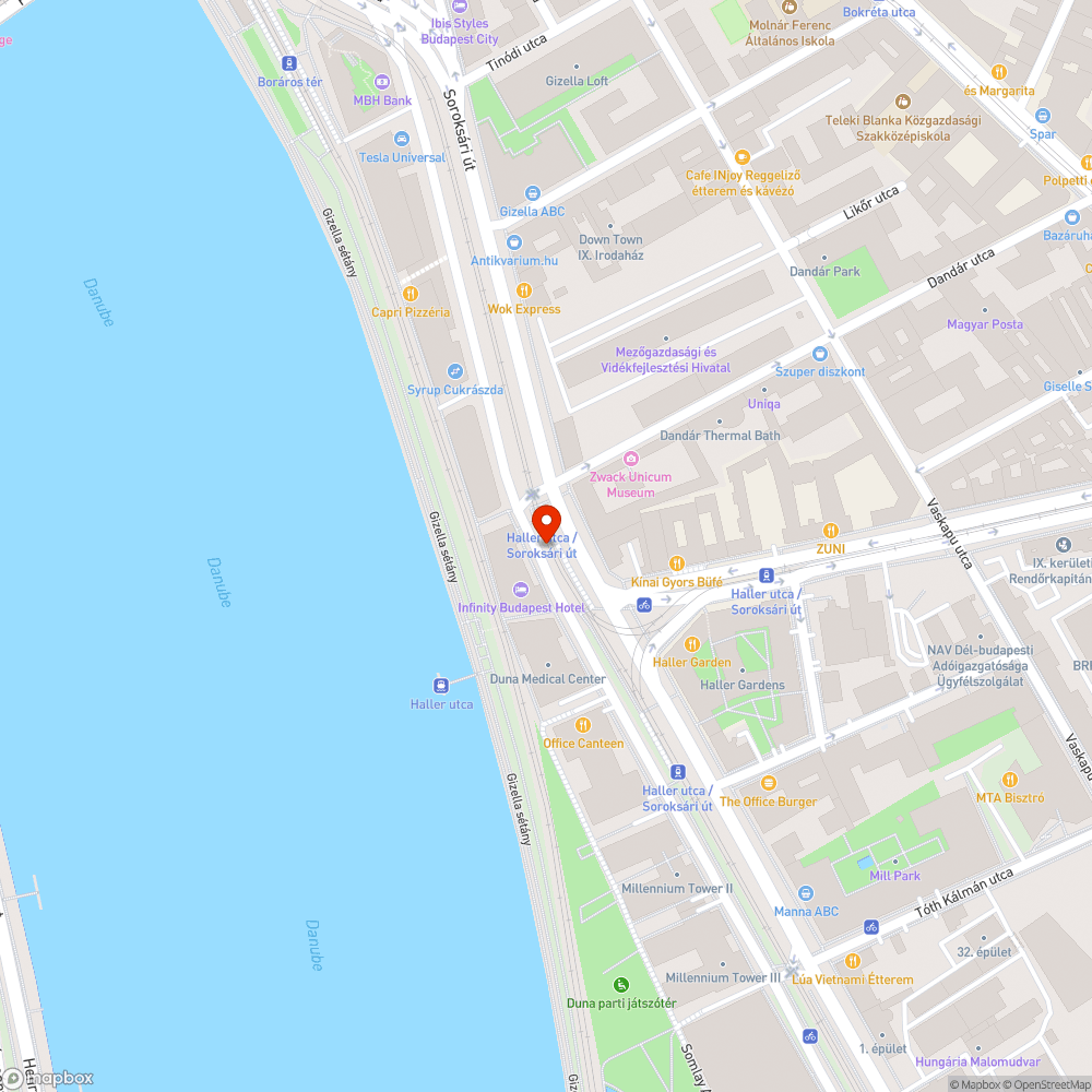 Szemetes zöldfelület bejelentés helye