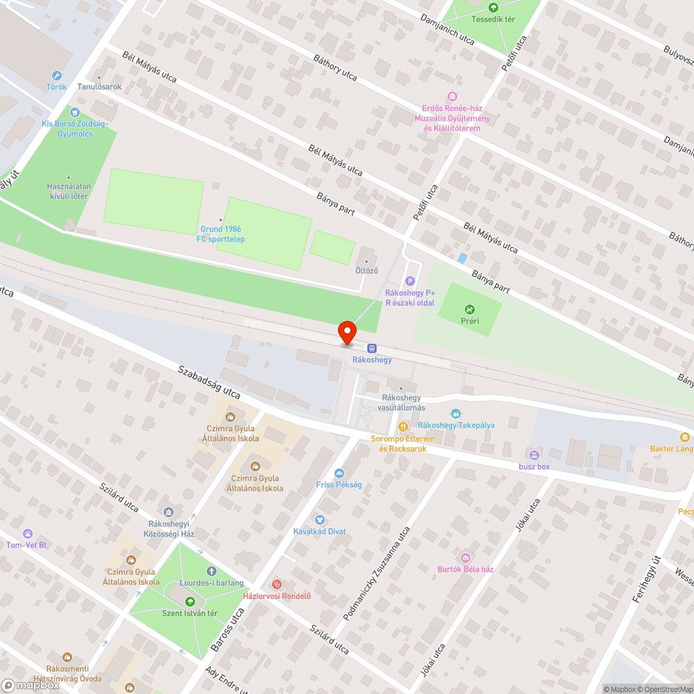 Elhanyagolt aluljáró bejelentés helye