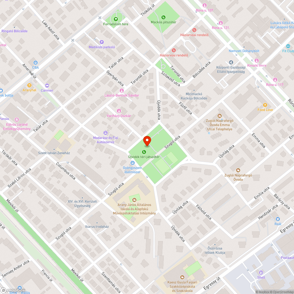 Kopott játszótéri festés bejelentés helye