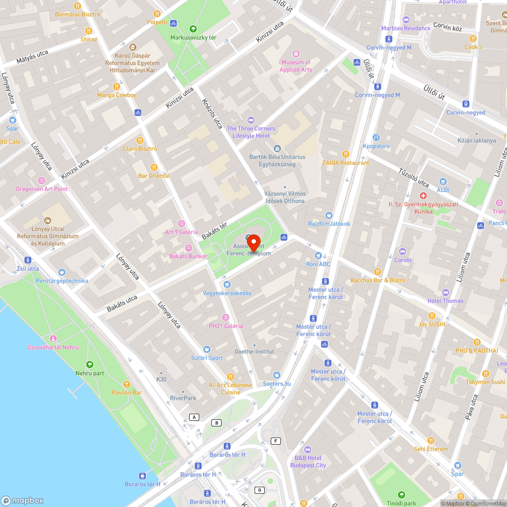 Kidöntött kuka bejelentés helye