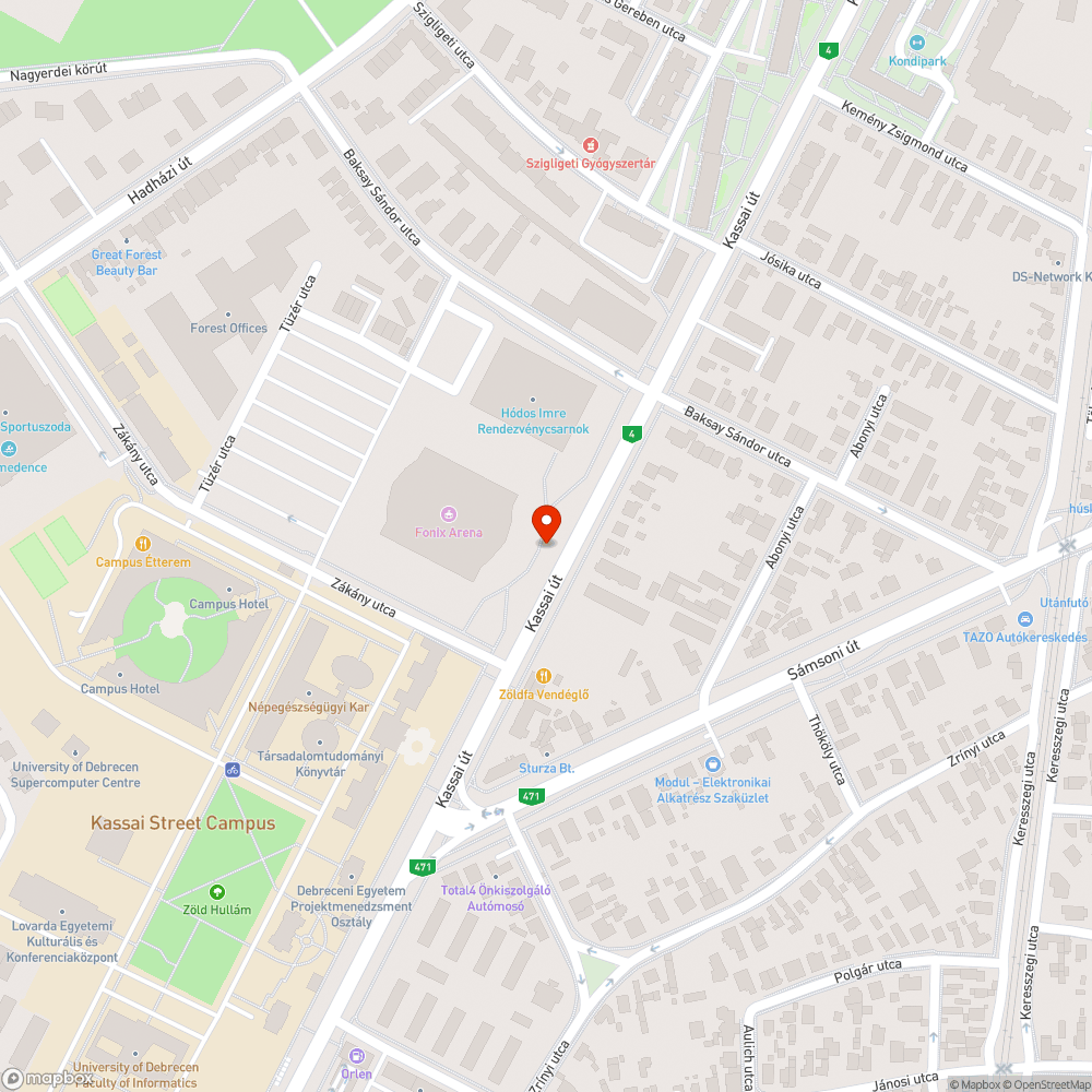 Hibás talajba süllyesztett reflektor bejelentés helye