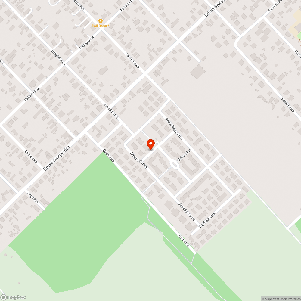 Üveggömb az út szélén bejelentés helye