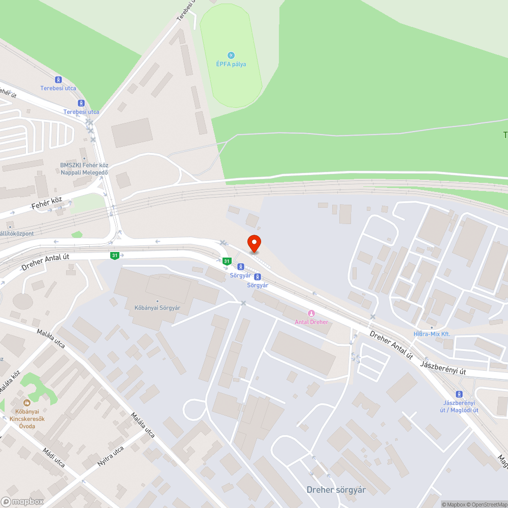 Még egy nagyon megkopott pad bejelentés helye