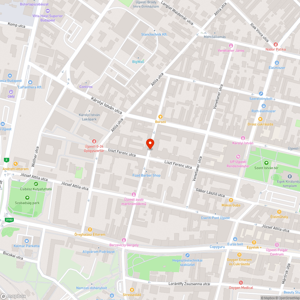 Graffitis szekrény bejelentés helye