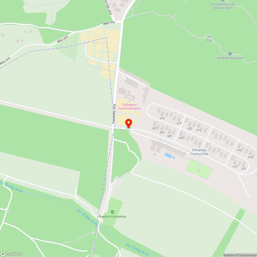 Illegális szemétlerakó bejelentés helye