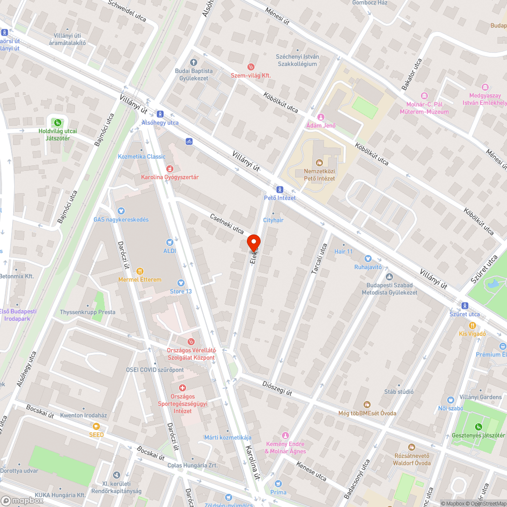 Tönkrement csatorna fedő bejelentés helye