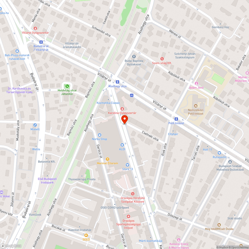 Szemét a zöldterületen bejelentés helye