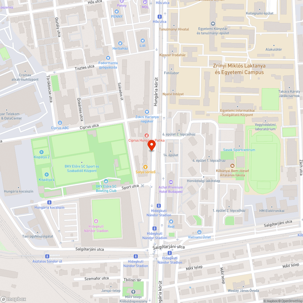 Szemetes környezet a szelektív szigetnél bejelentés helye