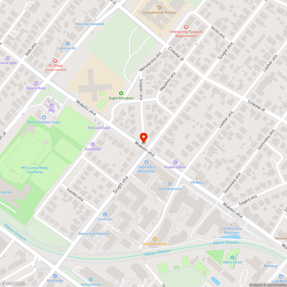 Kitört pollerek bejelentés helye