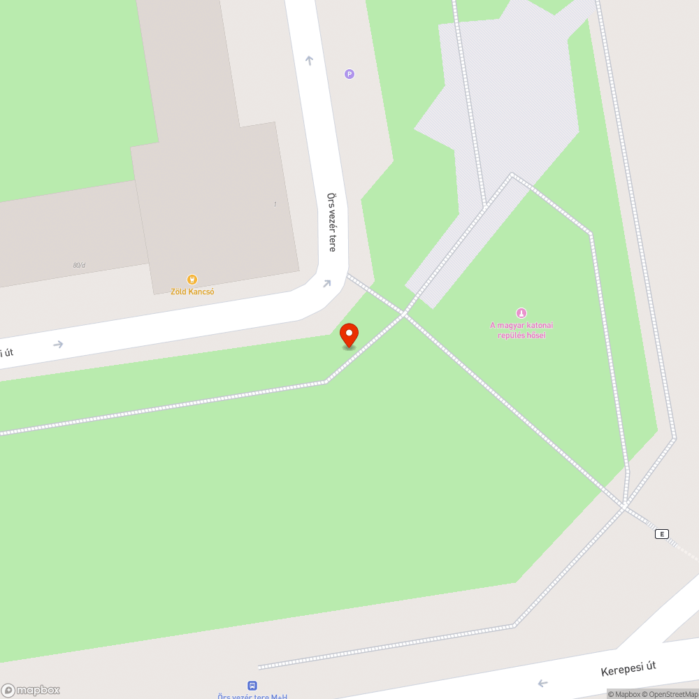 Megrongált kuka bejelentés helye