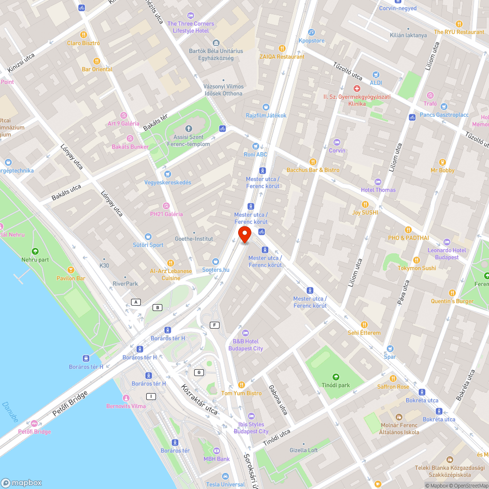 Összefirkált BKV szekrény bejelentés helye