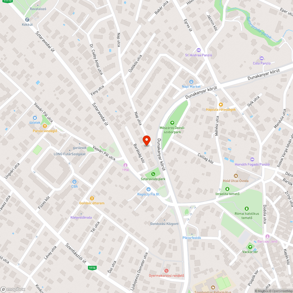 Járhatatlan járda bejelentés helye