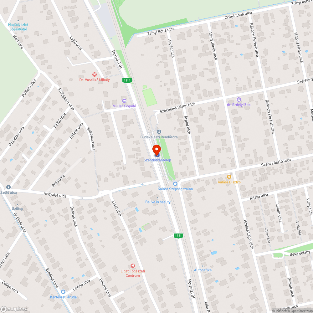 Kitört perondarab bejelentés helye