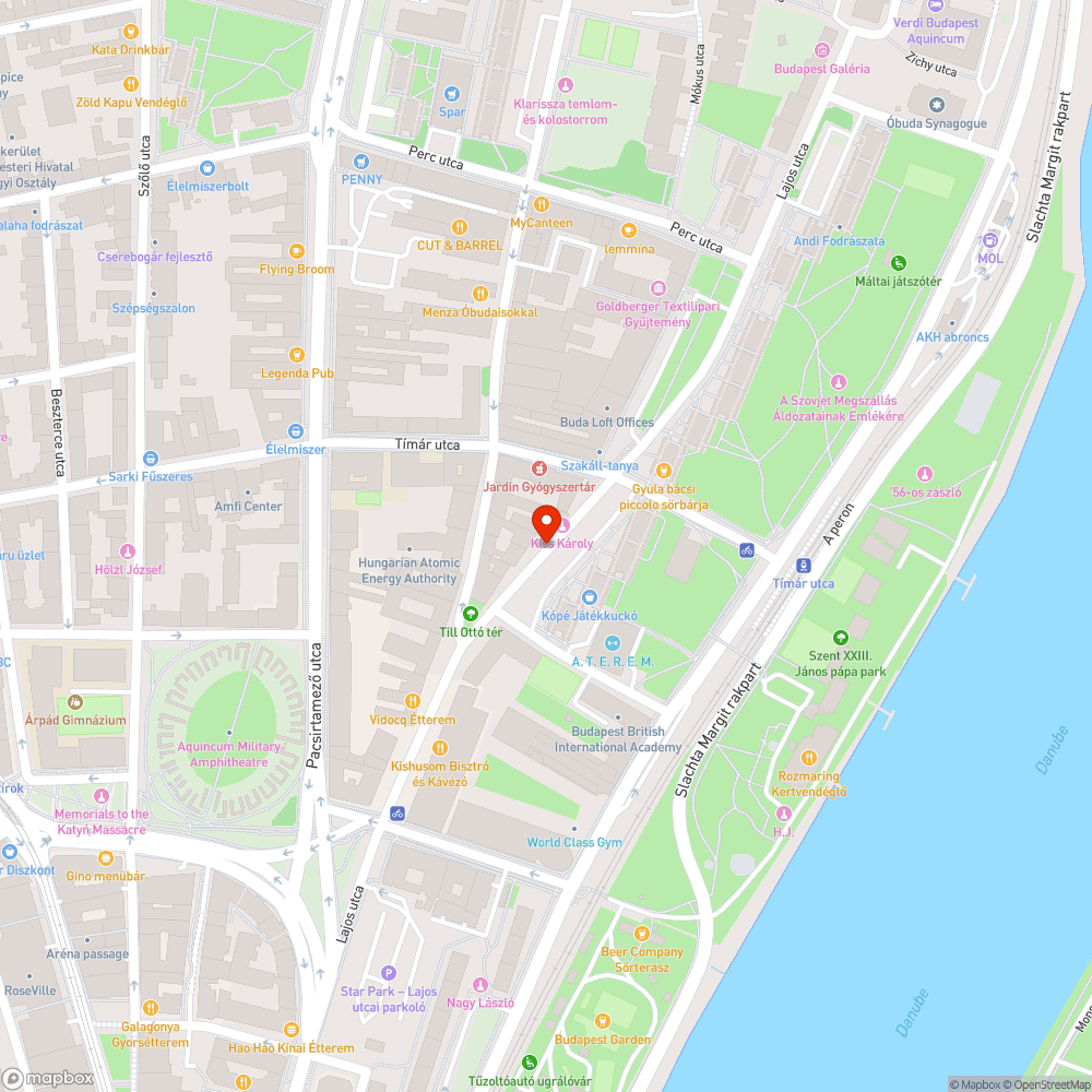 Alámosott úttest bejelentés helye