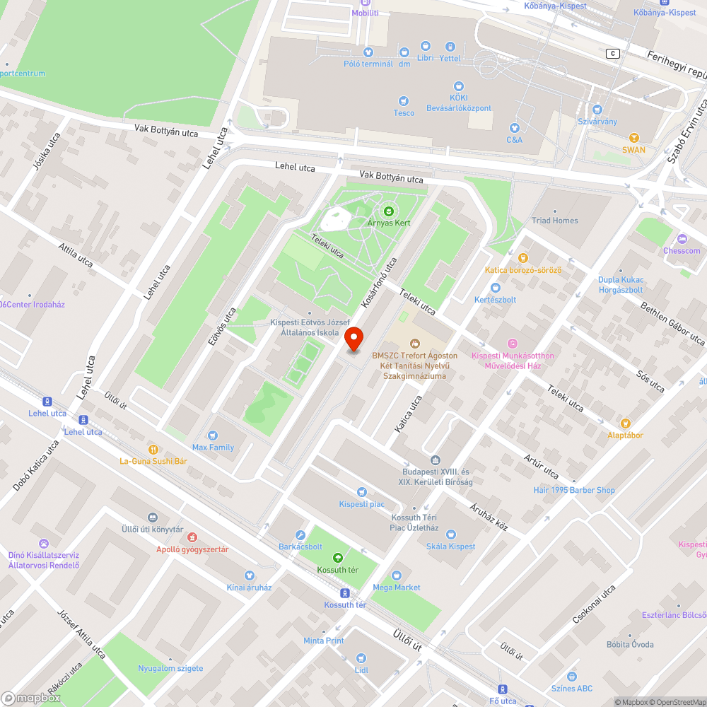 Öntözőrendszer hiba bejelentés helye