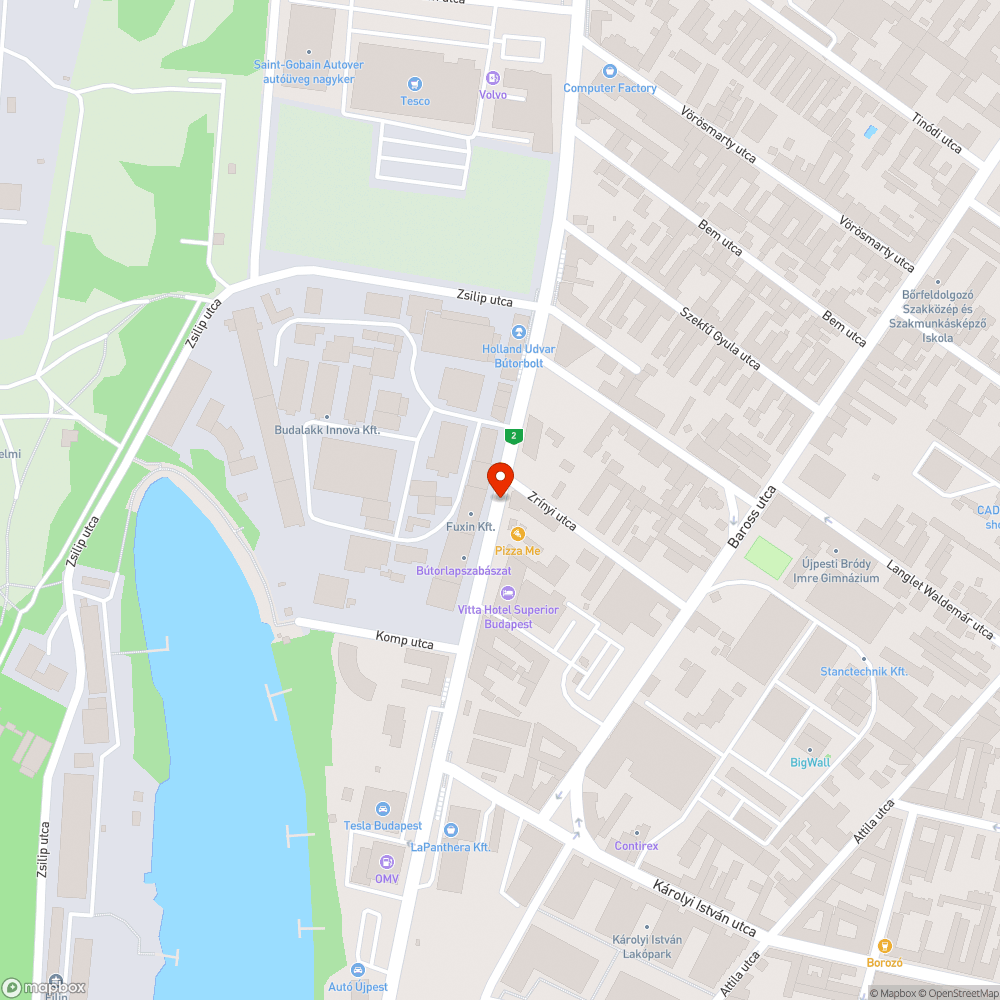 Betoncsonk bejelentés helye